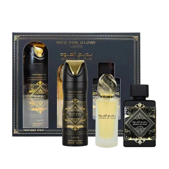 ASAD Gift Set by Lattafa for Men – EDP, Deodorant Hair Mist
