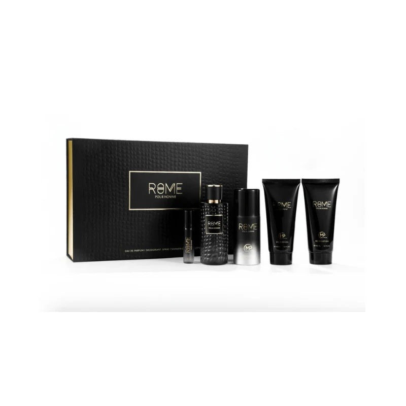 Rome pour Homme by Mast Perfume 4 pcs Gift Set (EDP, Deo Spray, Shower Gel, Body Lotion)