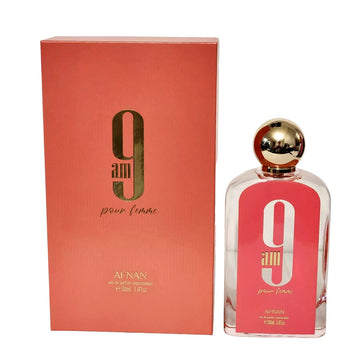 Afnan 9 AM Pour Femme, By Afnan Perfumes, EDP SPRAY 3.4 Ounce