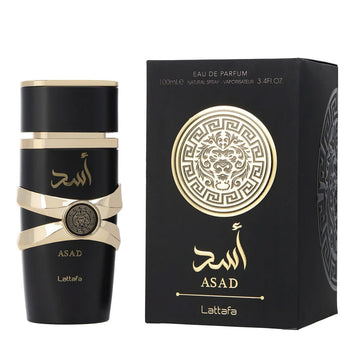 Lattafa Perfumes Asad for Unisex EDP Spray 3.4 Ounce