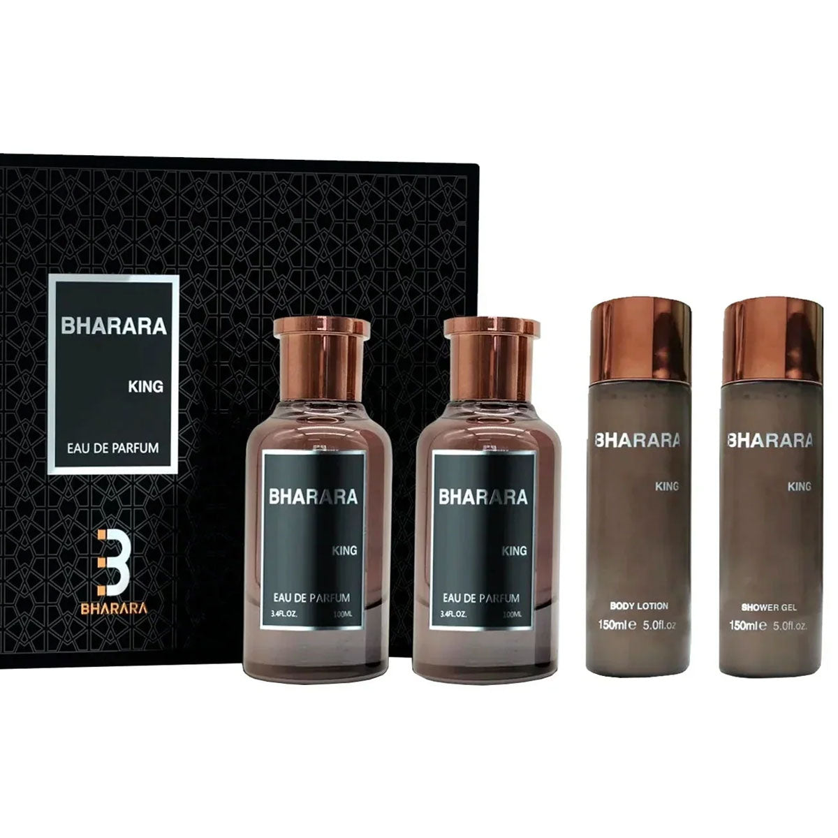 Bharara King 3.4 Men's Citrus EDP Perfume Gift Set