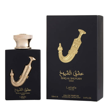 Lattafa Ishq Al Shuyukh Gold for Unisex 3.4 Ounce EDP Spray