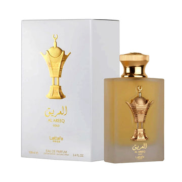 Lattafa Al Areeq Gold EDP Spray 3.4 Ounce for Unisex