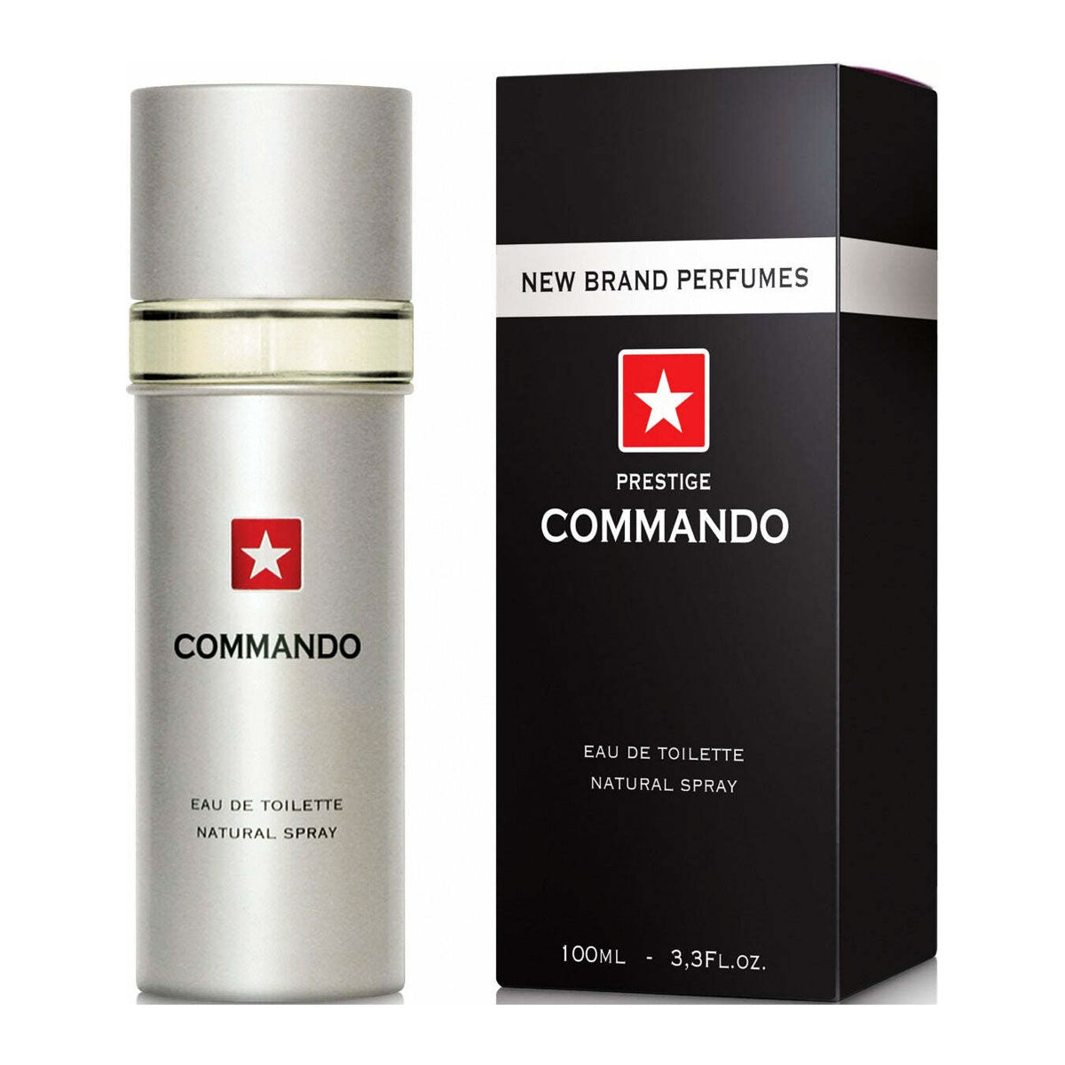 Commando 3.4 Ounce Eau De Toilette Spray for Men