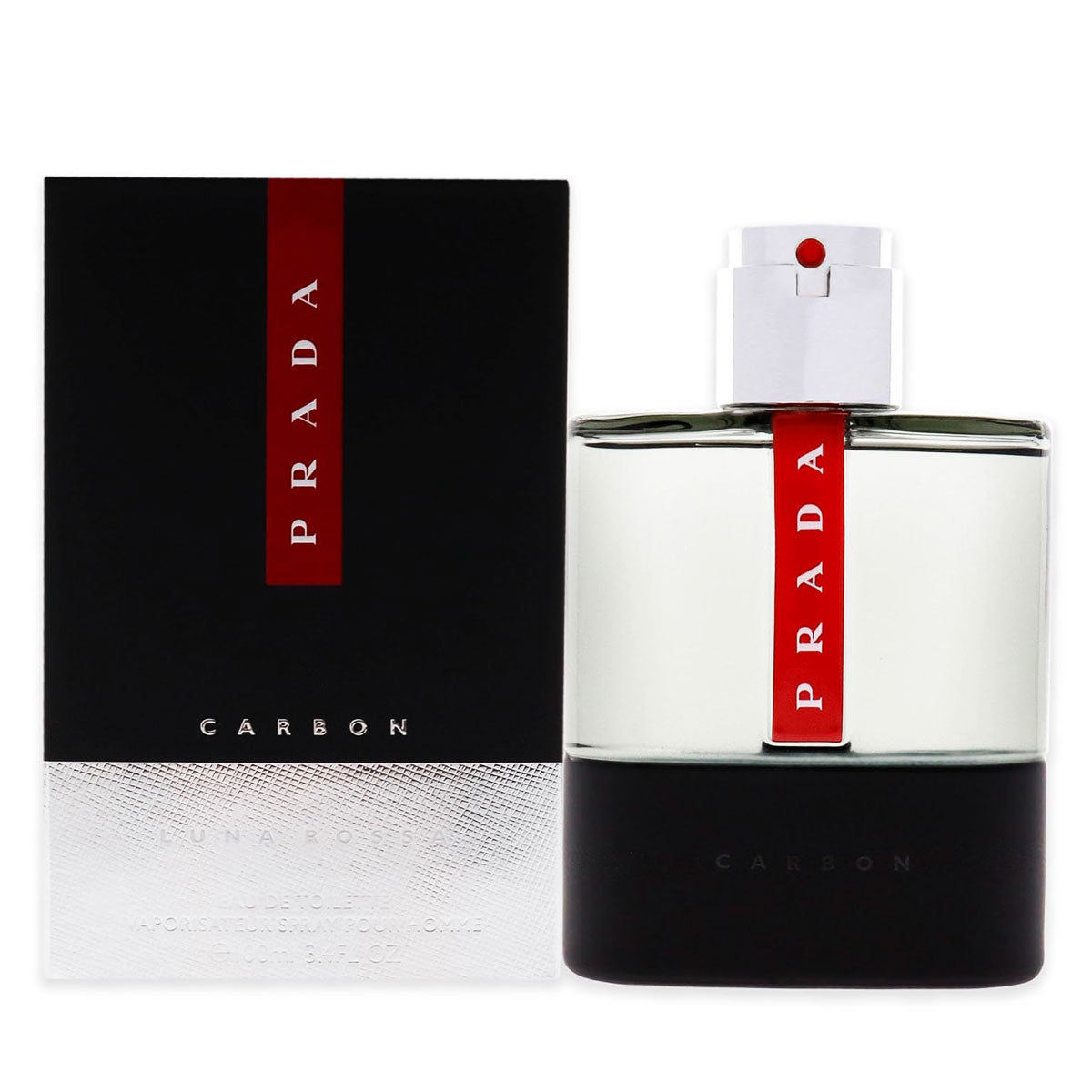 Prada Luna Rossa Carbon 3.4 Ounce EDT Spray for Men