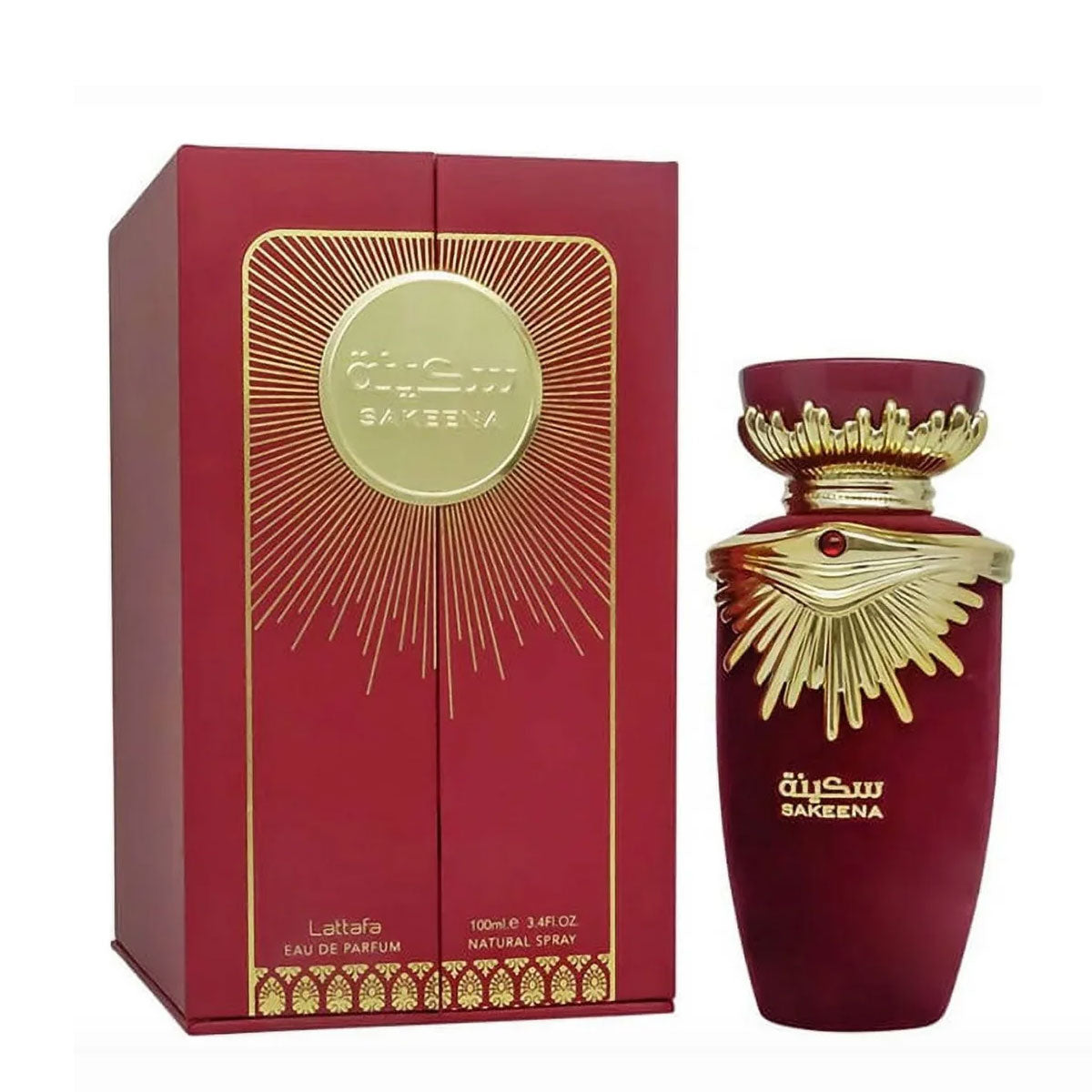 Lattafa Sakeena for Unisex 3.4 Ounce EDP Spray