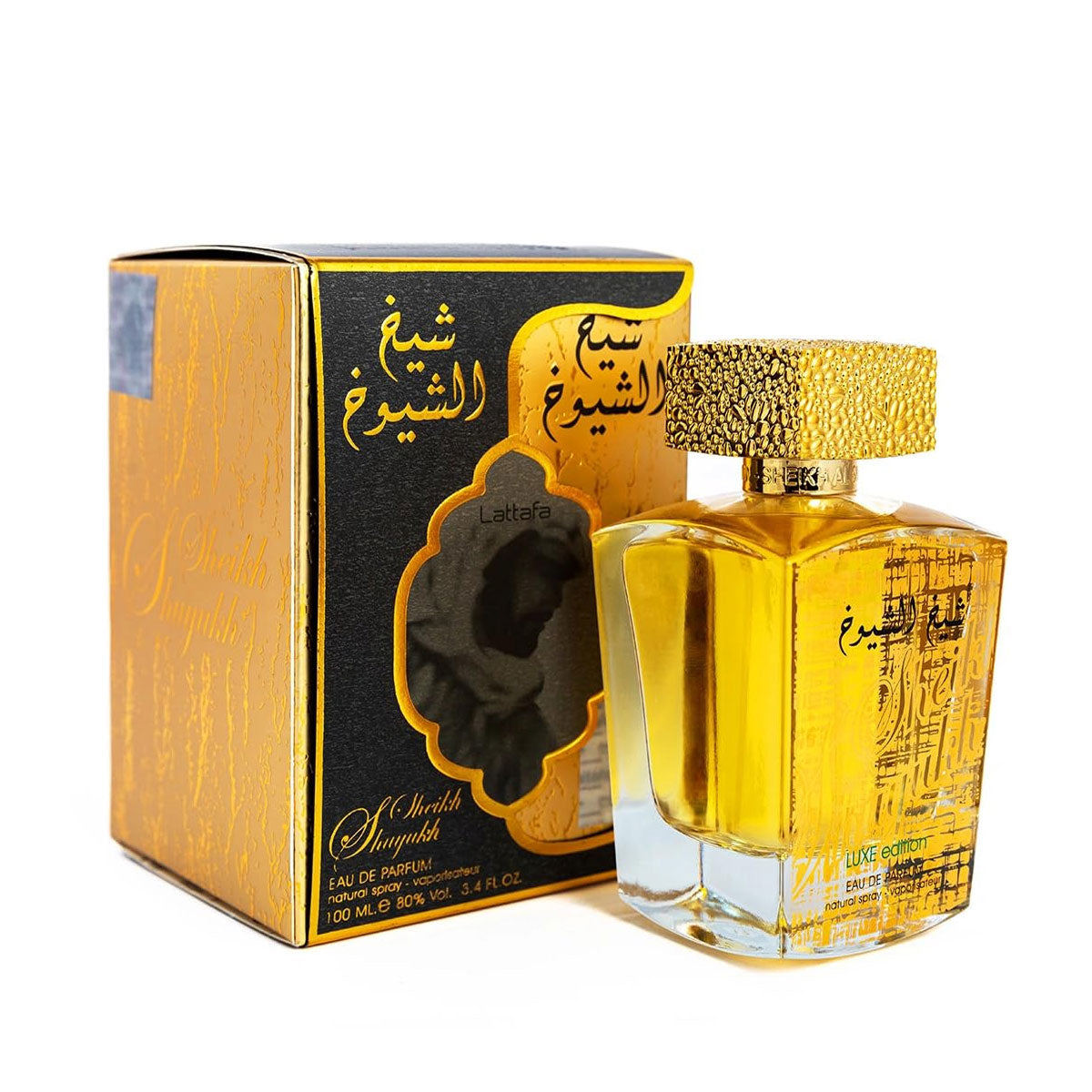 Lattafa Sheikh Al Shuyukh Luxe Edition for Unisex 3.4 Ounce EDP Spray